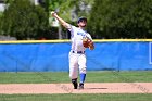 Baseball vs MIT  Wheaton College Baseball vs MIT during quarter final game of the NEWMAC Championship hosted by Wheaton. - (Photo by Keith Nordstrom) : Wheaton, baseball, NEWMAC